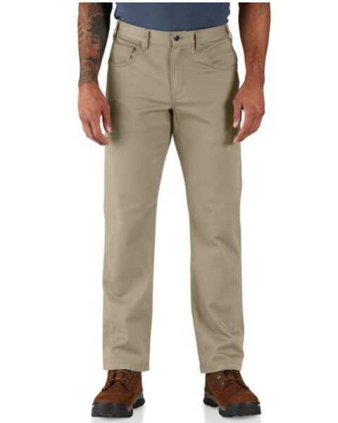 Image #1 - Carhartt Men's Force Relaxed Fit Straight Pants , Sand, hi-res