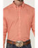 Image #3 - RANK 45® Men's Calgary Geo Print Long Sleeve Button-Down Western Shirt, Red, hi-res