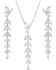 Image #1 - Montana Silversmiths Women's Woodbine Falls Crystal Jewelry Set - 2 Piece, Silver, hi-res