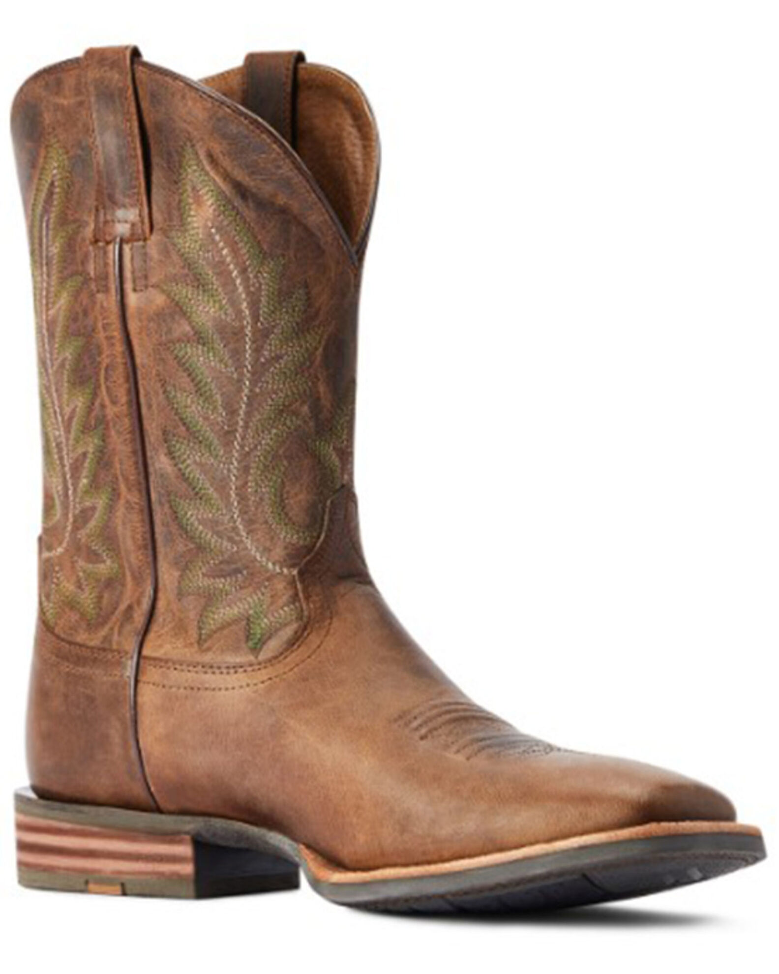 Ariat Men's Ridin High Western Boots - Pecan Brown