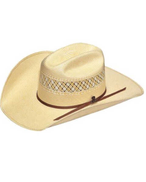 Ariat Men's 20X Twister Americana Straw Hat, Natural, hi-res