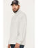 Brixton Men's Half-Zip Fleece Pullover, Beige/khaki, hi-res