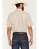 Image #4 - Gibson Trading Co Men's Canyon Striped Short Sleeve Button-Down Western Shirt, Tan, hi-res