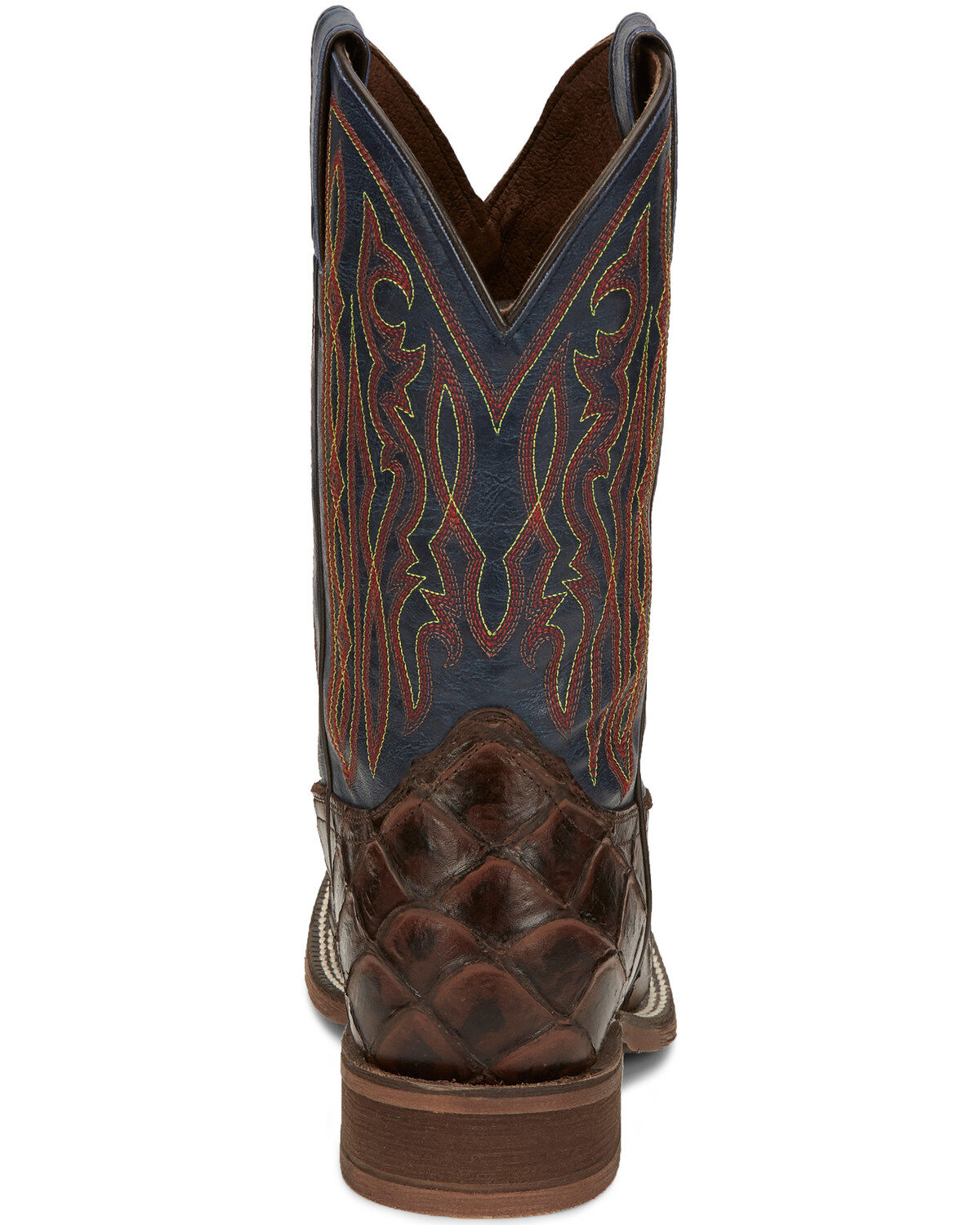 Image #4 - Nocona Men's Turner Chocolate Western Boots - Broad Square Toe, , hi-res