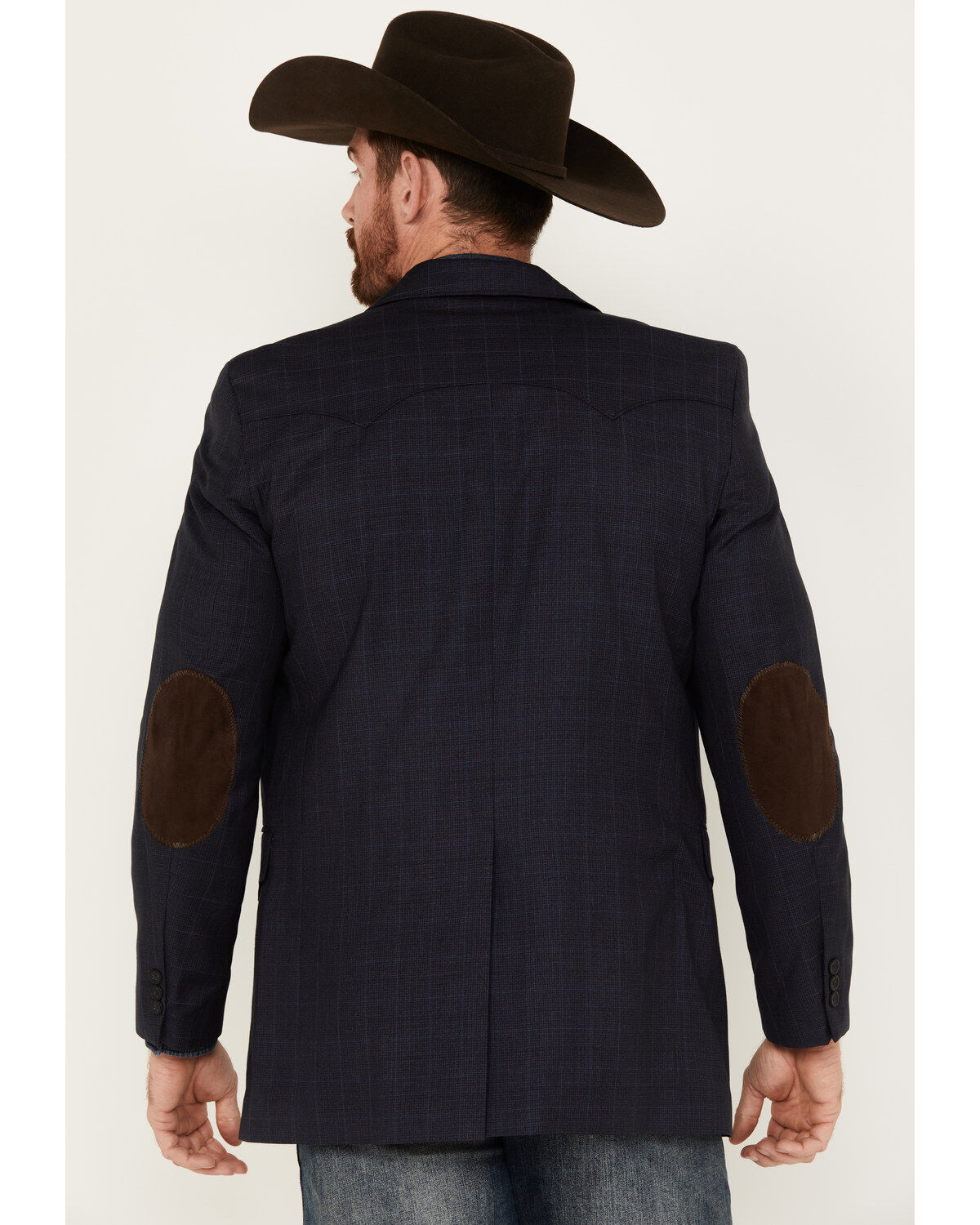Image #4 - Circle S Men's Lubbuck Window Pane Elbow Patch Sportcoat, , hi-res