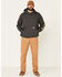 Image #3 - Carhartt Men's Hooded Logo-Sleeve Sweatshirt, Medium Grey, hi-res