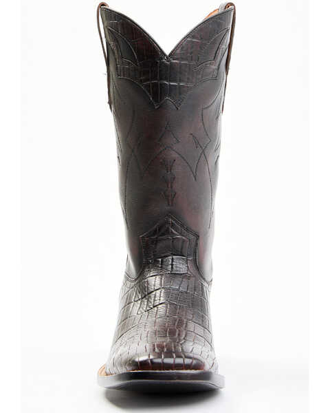 Image #4 - Moonshine Spirit Men's Tully Croc Print Western Boots - Wide Square Toe, , hi-res