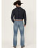 Image #3 - Wrangler 20X Men's 42MWX Sedgefield Light Wash Vintage Bootcut Stretch Denim Jeans, Light Wash, hi-res