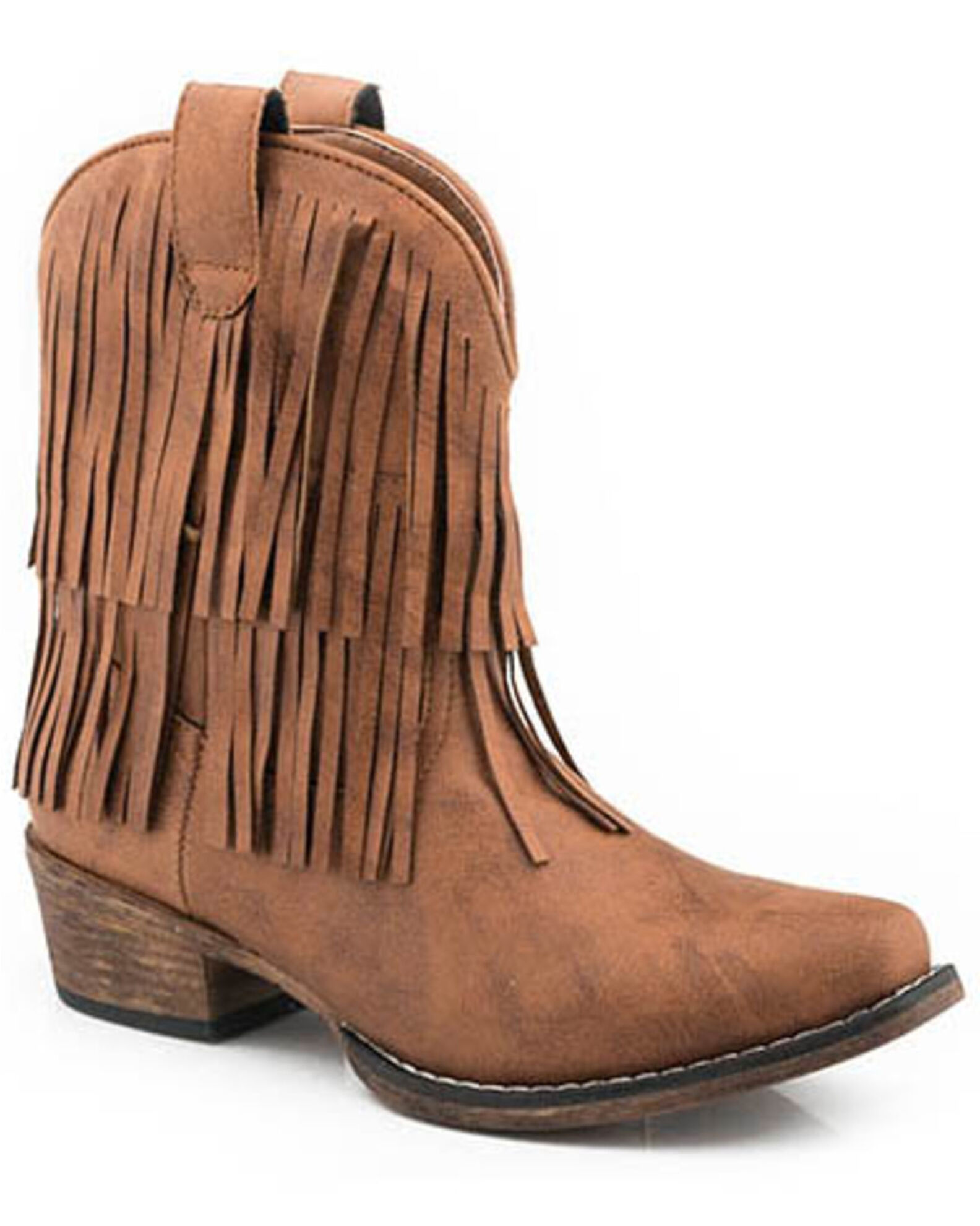 Product Name Roper Women s Riley Fringe Western Boots Snip Toe