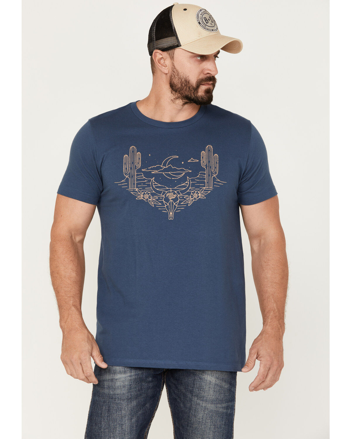 Image #1 - Moonshine Spirit Men's Peyote Short Sleeve Graphic T-Shirt, , hi-res
