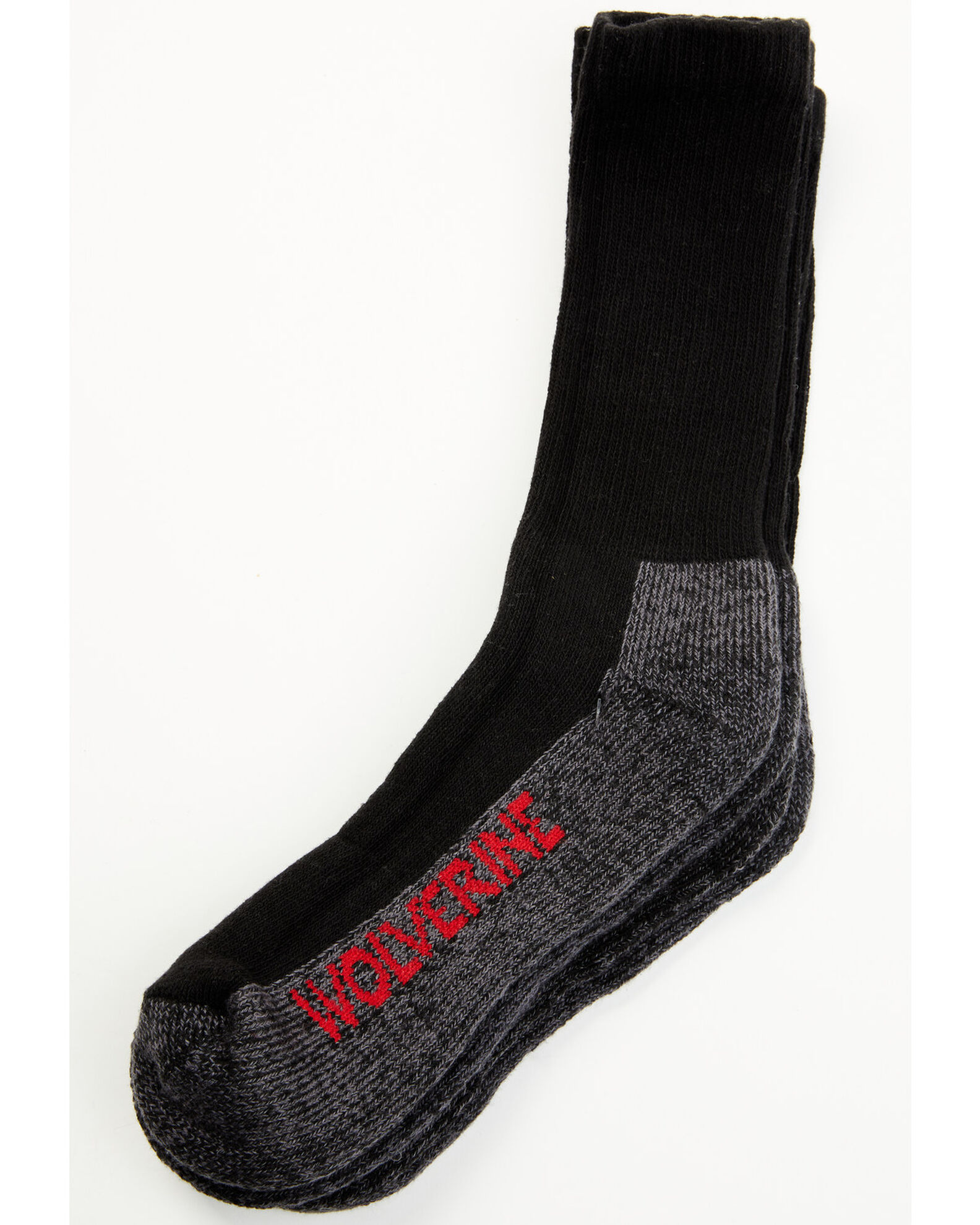 Wolverine Men s Steel Toe Crew Socks 2 Pack Boot Barn
