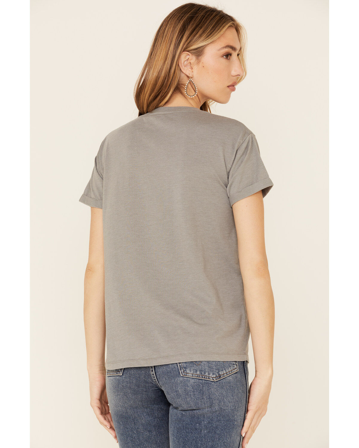 Image #4 - White Crow Women's This Country Needs More Cowboys Graphic Short Sleeve Tee, Charcoal, hi-res