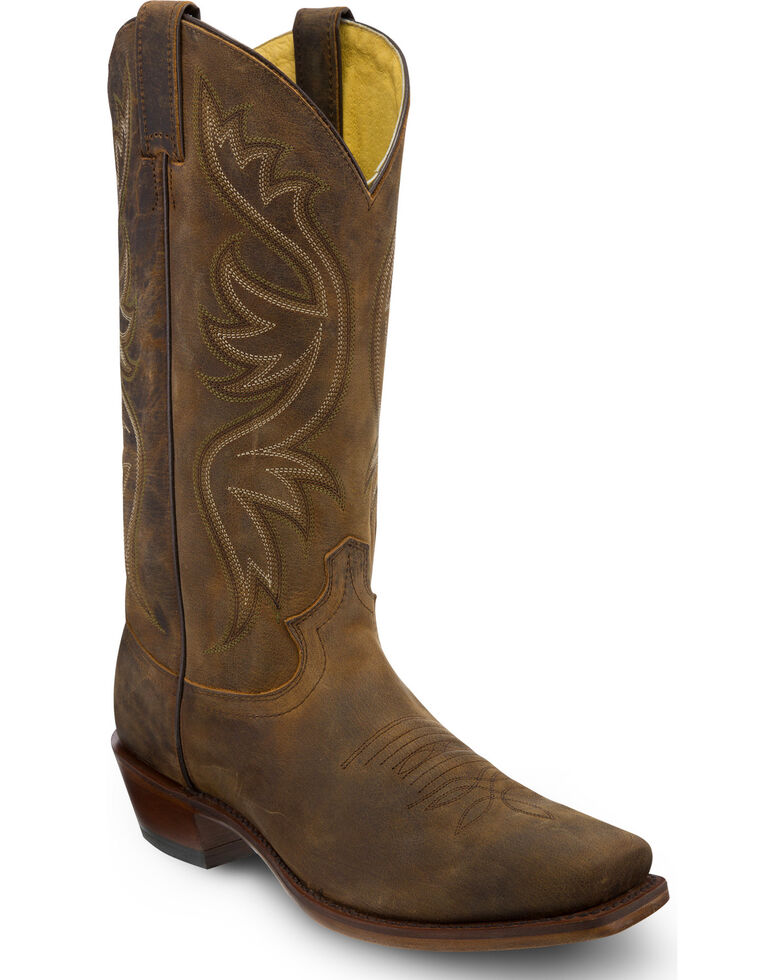 justin men's bay apache western boot