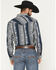 Image #4 - Cody James Men's Ford Southwestern Stripe Print Long Sleeve Snap Western Shirt, Blue, hi-res