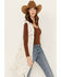 Image #2 - Shyanne Women's Crochet Fringe Vest, White, hi-res