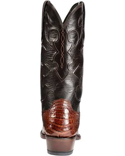 Image #7 - Lucchese Handmade 1883 Caiman Belly Cowboy Boots - Medium Toe, , hi-res