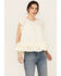 Image #1 - Miss Me Women's Sleeveless Ruffle Hem Top, , hi-res