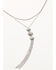 Image #1 - Shyanne Women's Triple Stone Jasper Fringe Necklace, Silver, hi-res