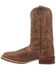 Image #3 - Laredo Men's Rustic Rancher Stockman Boots, Brown, hi-res