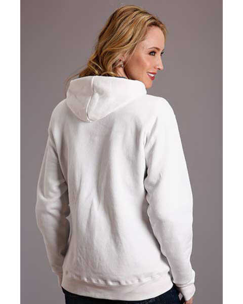 Stetson Women's Cowgirl Graphic Sweatshirt , White, hi-res