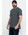 Hawx Men's Pocket Crew Short Sleeve Work T-Shirt , Charcoal, hi-res