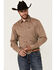 Image #1 - Kimes Ranch Men's Linville Long Sleeve Button-Down Performance Western Shirt, Taupe, hi-res