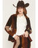 Image #5 - Wrangler X Lainey Wilson Women's Corduroy Patchwork Blazer, Brown, hi-res