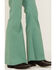 Rock & Roll Denim Girls' Bargain Button Flare Jeans, Blue, hi-res