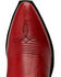 Image #6 - Abilene Women's Whipstitched Western Boots - Snip Toe, Red, hi-res
