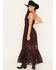 Image #4 - Idyllwind Women's Silla Button-Front Ruffle Maxi Dress, Wine, hi-res