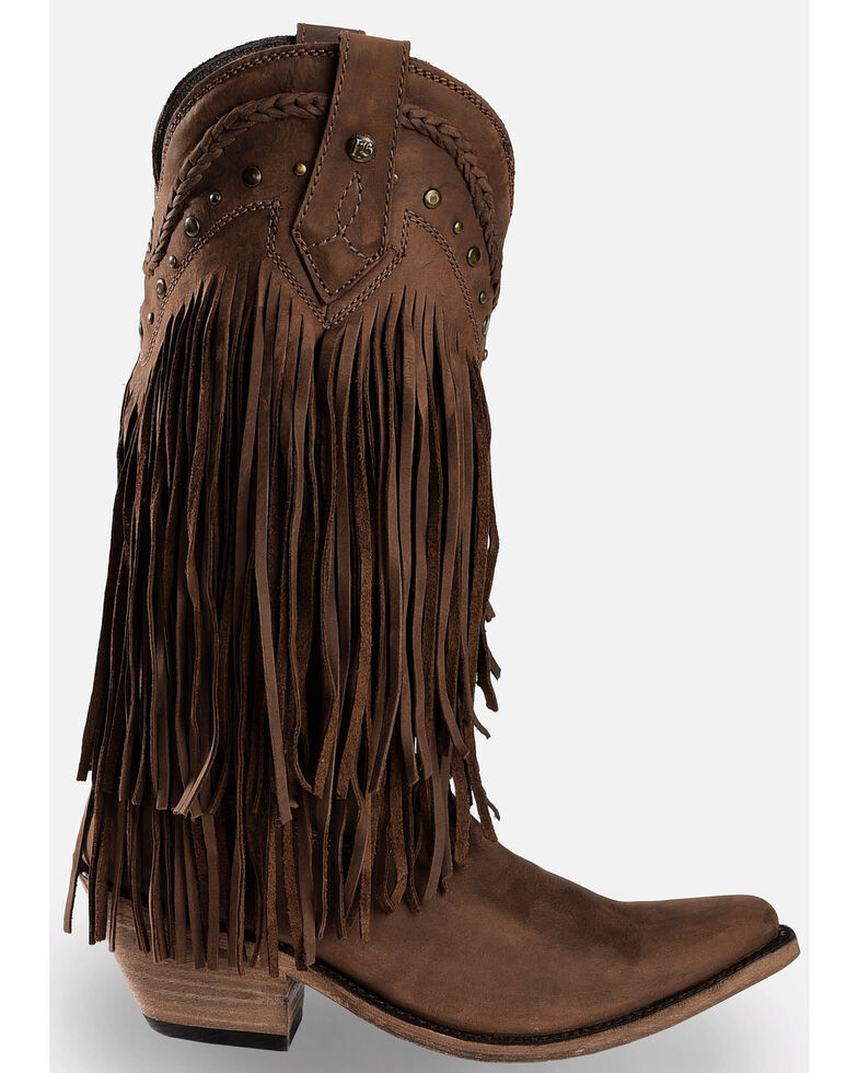 fringe boots cheap