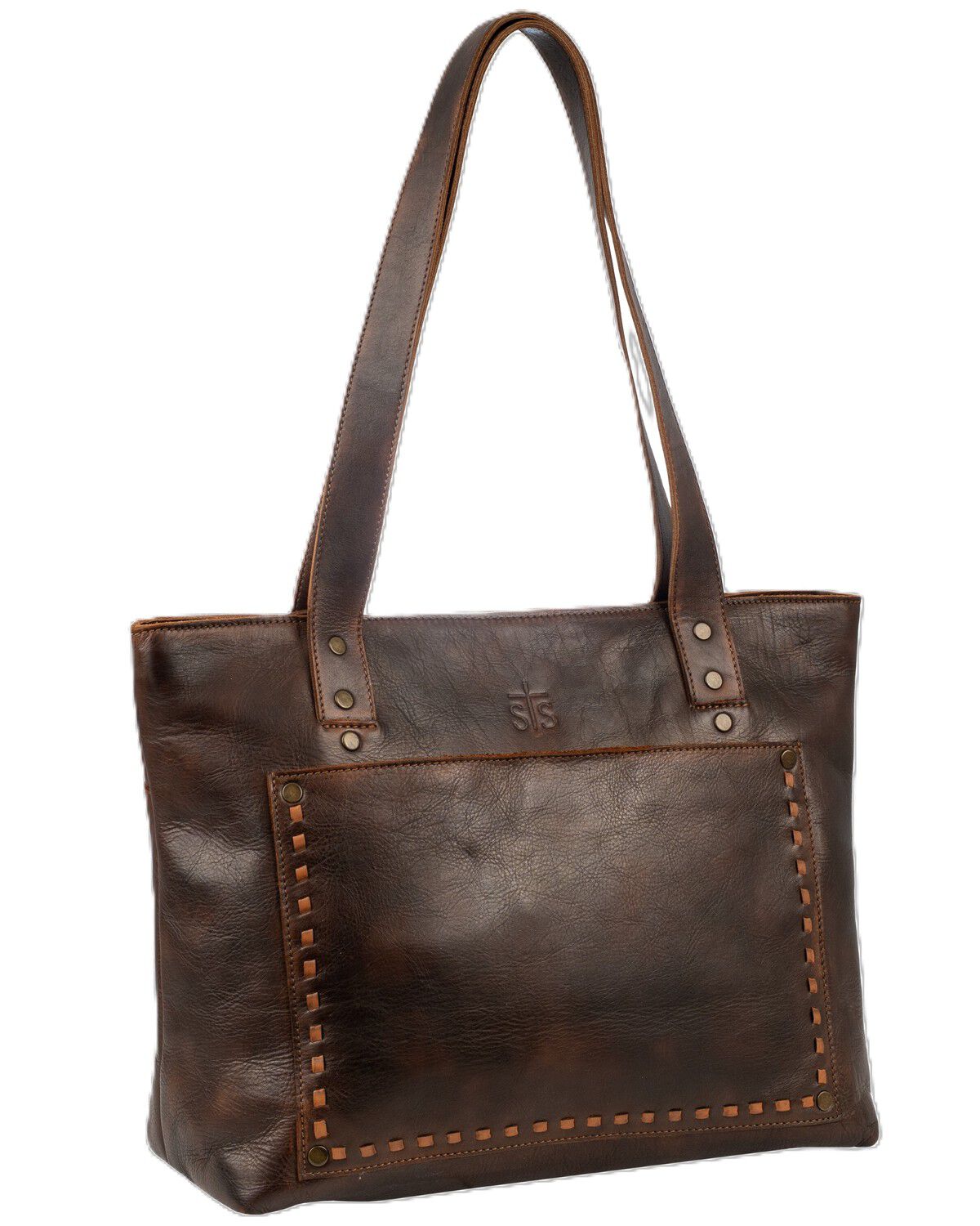 Image #1 - STS Ranchwear by Carroll Women's Bandera Simple Tote, Chocolate, hi-res