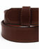 Hawx Men's Double-Stitched Work Belt, Brown, hi-res