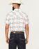 Image #4 - Rock & Roll Denim Men's Boot Barn Exclusive Tek Southwestern Short Sleeve Snap Stretch Western Shirt, Turquoise, hi-res