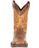 Image #5 - Durango Men's Ultralite Western Boots - Broad Square Toe, Brown, hi-res