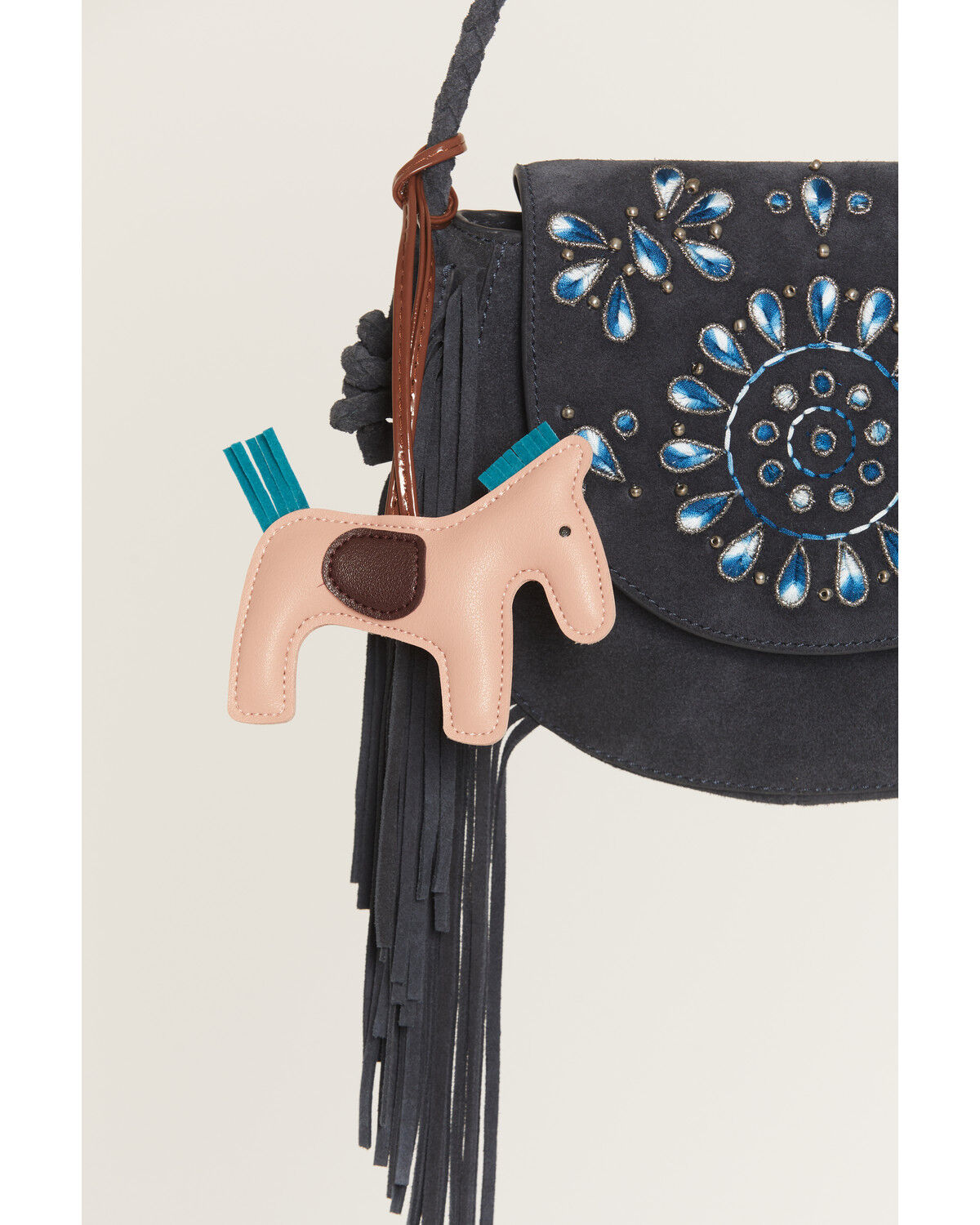 Image #1 - Shyanne Women's Horse Bag Charm, Tan, hi-res