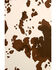 Image #4 - HiEnd Accents 200TC Cotton Elsa Cowhide 3 Piece Sheet Set - Twin Size, Chocolate, hi-res