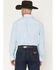 Image #4 - Wrangler Men's Geo Print Long Sleeve Button-Down Stretch Western Shirt - Big, Blue, hi-res