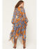Image #3 - Shyanne Women's Floral Tiered Midi Skirt, Pecan, hi-res