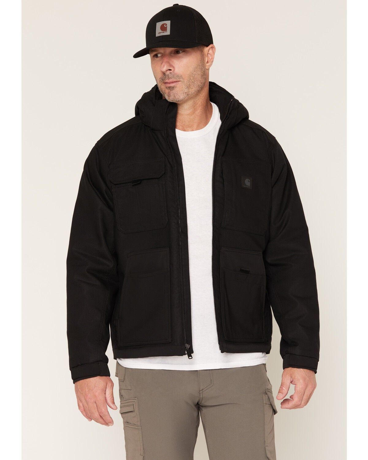 Image #1 - Carhartt Men's Steel Braddock Jacket, Black, hi-res