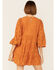 Flying Tomato Women's Floral Eyelet Mini Dress, Gold, hi-res