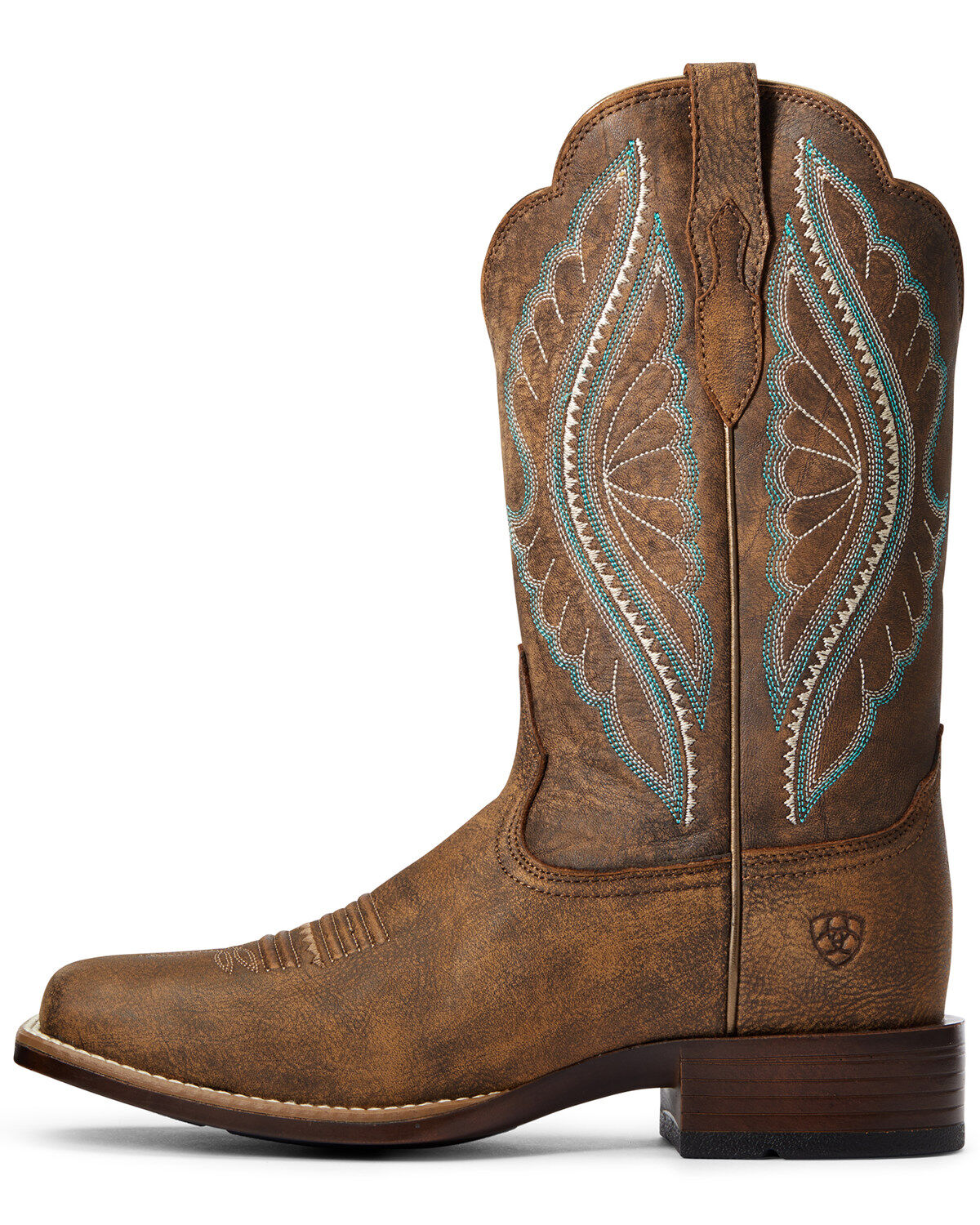 Image #2 - Ariat Women's Primetime Tack Western Boots - Broad Square Toe, Brown, hi-res
