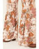Image #4 - Shyanne Women's Tan Floral Resort Flare Leg Jeans, , hi-res