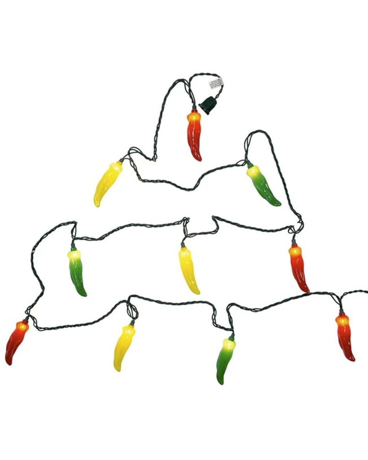 Image #3 - Kurt Adler 9' UL 10L Chili Pepper Light Set, Multi, hi-res