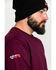 Image #4 - Ariat Men's FR Roughneck Skull Logo Crew Long Sleeve Work T-Shirt , Red, hi-res
