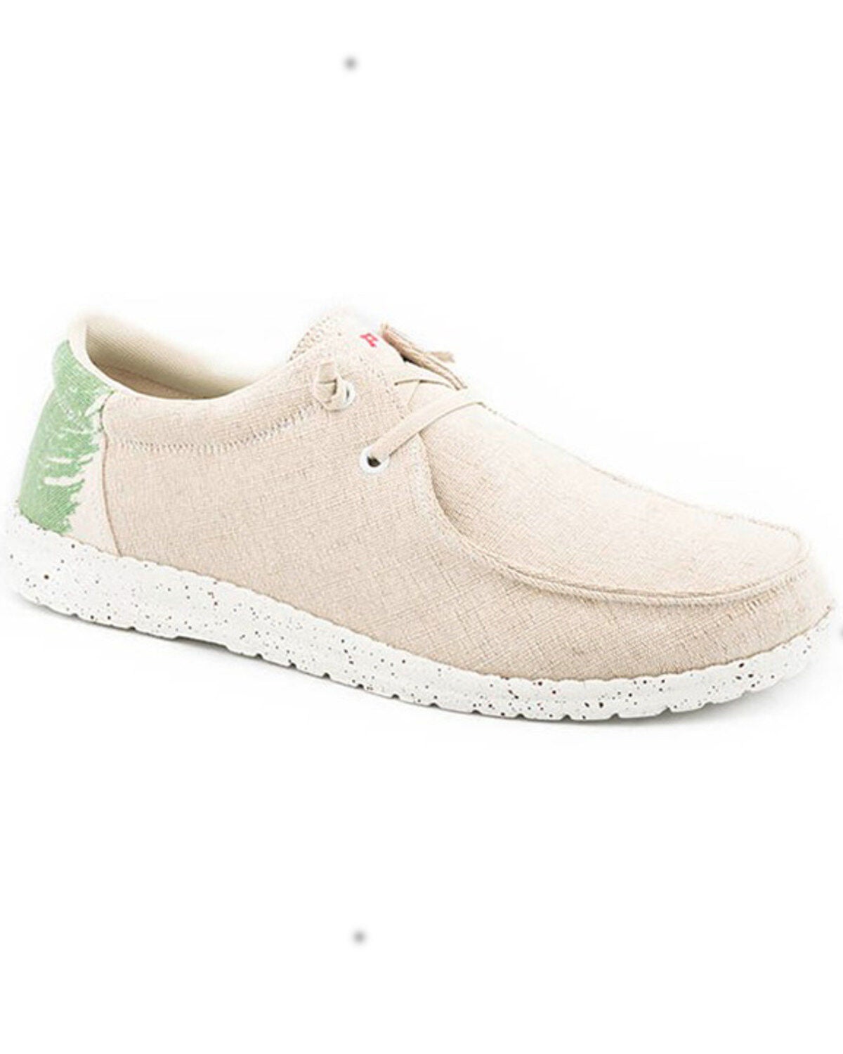 Roper Men's Hang Loose Mexico Flag Low Casual Chukka Shoes - Moc Toe, Tan, hi-res