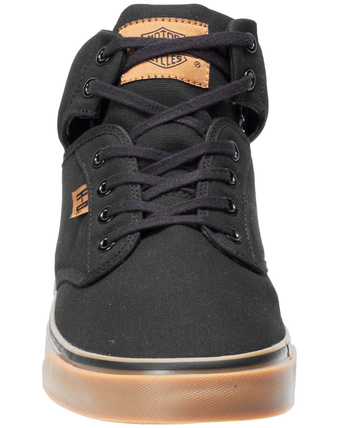 Image #5 - Harley Davidson Men's Wrenford Moto Shoes, Black, hi-res