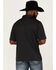 Cinch Men's ARENAFLEX Mini Stripe Short Sleeve Polo Shirt , Black, hi-res