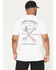 Image #1 - Troll Co Men's Twisting Wrenches Short Sleeve Graphic T-Shirt, White, hi-res
