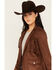 Image #2 - Shyanne Women's Faux Suede Fringe Blazer, , hi-res
